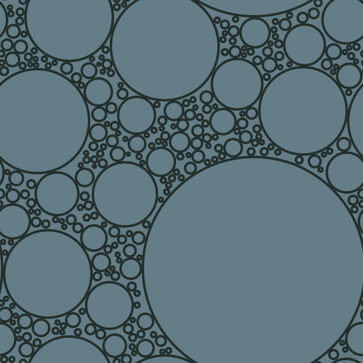 bubbles, circles, sponge, big, medium, small, 5 pixel line width, Racing Green and Hoki circles bubbles sponge soap seamless tileable