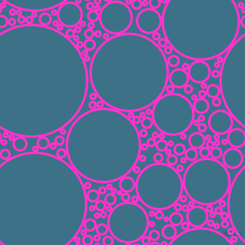 bubbles, circles, sponge, big, medium, small, 5 pixel line width, Razzle Dazzle Rose and Calypso circles bubbles sponge soap seamless tileable
