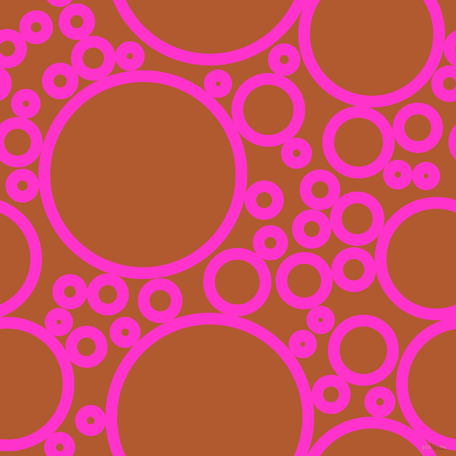 bubbles, circles, sponge, big, medium, small, 17 pixel line width, Razzle Dazzle Rose and Fiery Orange circles bubbles sponge soap seamless tileable