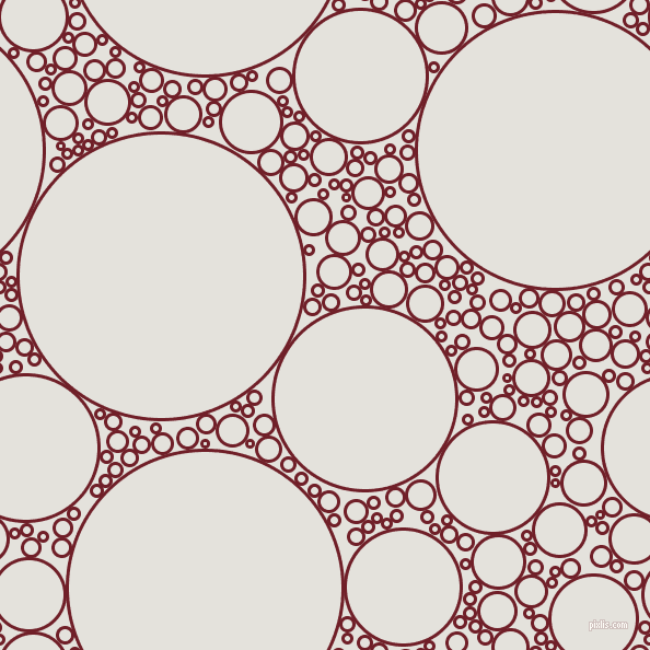 bubbles, circles, sponge, big, medium, small, 3 pixel line width, Red Berry and Wan White circles bubbles sponge soap seamless tileable