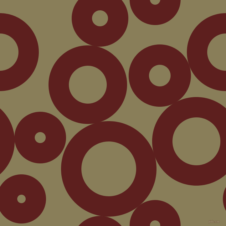 bubbles, circles, sponge, big, medium, small, 65 pixel line width, Red Oxide and Clay Creek circles bubbles sponge soap seamless tileable