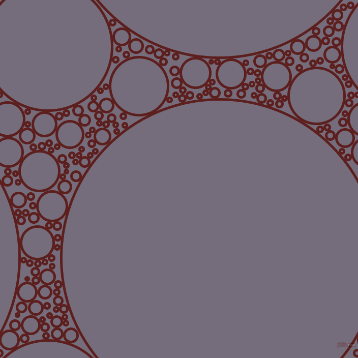 bubbles, circles, sponge, big, medium, small, 5 pixel line width, Red Oxide and Mamba circles bubbles sponge soap seamless tileable