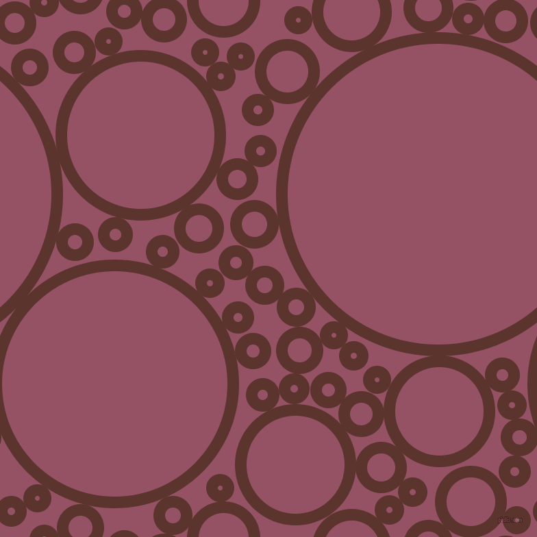 bubbles, circles, sponge, big, medium, small, 17 pixel line width, Redwood and Vin Rouge circles bubbles sponge soap seamless tileable