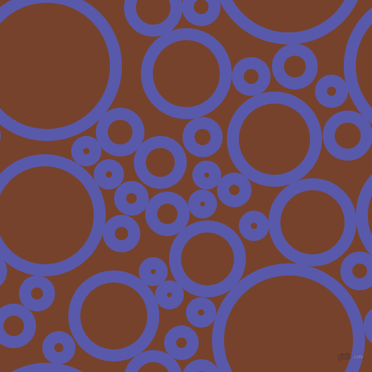 bubbles, circles, sponge, big, medium, small, 17 pixel line width, Rich Blue and Copper Canyon circles bubbles sponge soap seamless tileable