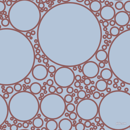 bubbles, circles, sponge, big, medium, small, 5 pixel line width, Rose Taupe and Spindle circles bubbles sponge soap seamless tileable