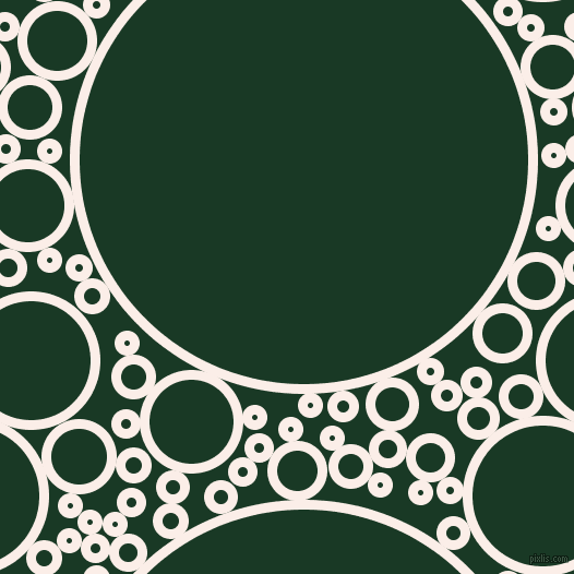 bubbles, circles, sponge, big, medium, small, 9 pixel line width, Rose White and Deep Fir circles bubbles sponge soap seamless tileable