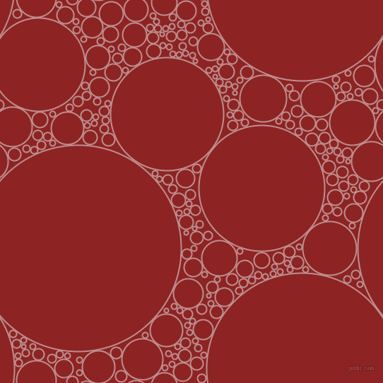 bubbles, circles, sponge, big, medium, small, 2 pixel line width, Rosy Brown and Mandarian Orange circles bubbles sponge soap seamless tileable