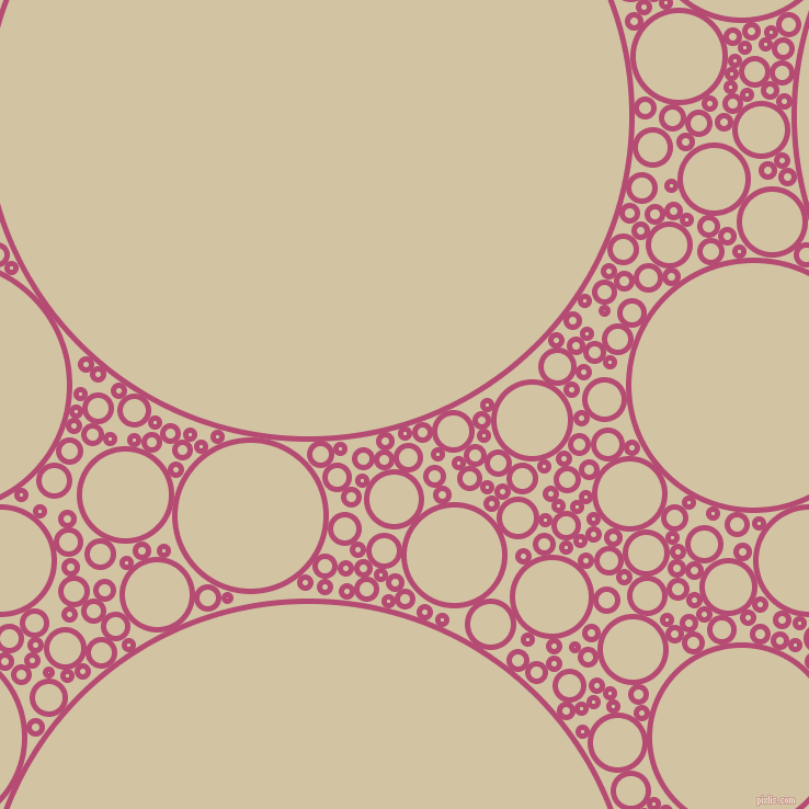 bubbles, circles, sponge, big, medium, small, 5 pixel line width, Royal Heath and Double Spanish White circles bubbles sponge soap seamless tileable