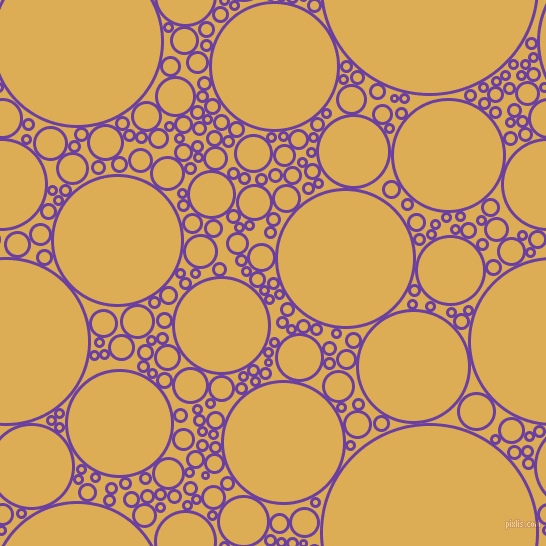 bubbles, circles, sponge, big, medium, small, 3 pixel line width, Royal Purple and Rob Roy circles bubbles sponge soap seamless tileable