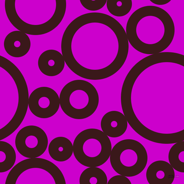 bubbles, circles, sponge, big, medium, small, 33 pixel line width, Rustic Red and Deep Magenta circles bubbles sponge soap seamless tileable