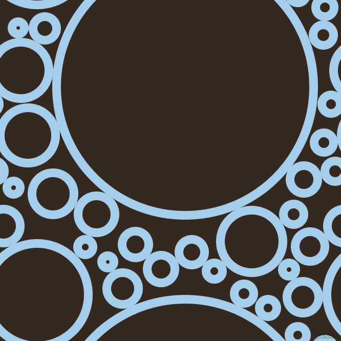 bubbles, circles, sponge, big, medium, small, 17 pixel line width, Sail and Cocoa Brown circles bubbles sponge soap seamless tileable