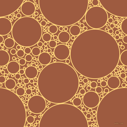 bubbles, circles, sponge, big, medium, small, 3 pixel line width, Salomie and Sepia circles bubbles sponge soap seamless tileable