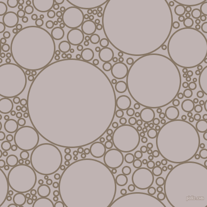 bubbles, circles, sponge, big, medium, small, 3 pixel line width, Sand Dune and Pink Swan circles bubbles sponge soap seamless tileable
