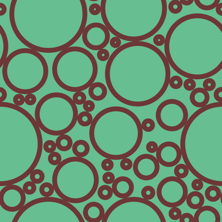 bubbles, circles, sponge, big, medium, small, 17 pixel line width, Sanguine Brown and Silver Tree circles bubbles sponge soap seamless tileable