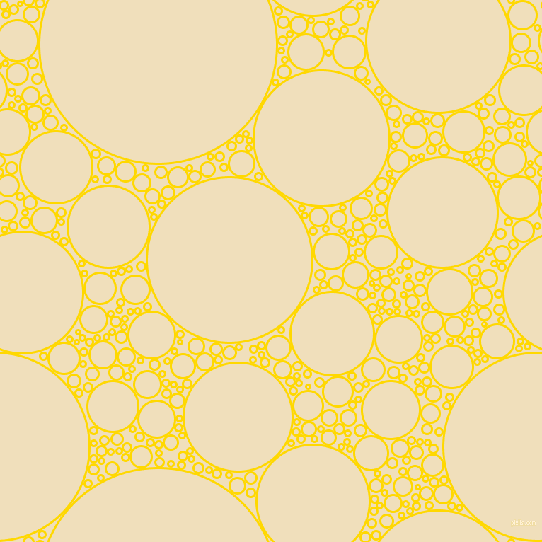 bubbles, circles, sponge, big, medium, small, 3 pixel line widthSchool Bus Yellow and Dutch White circles bubbles sponge soap seamless tileable