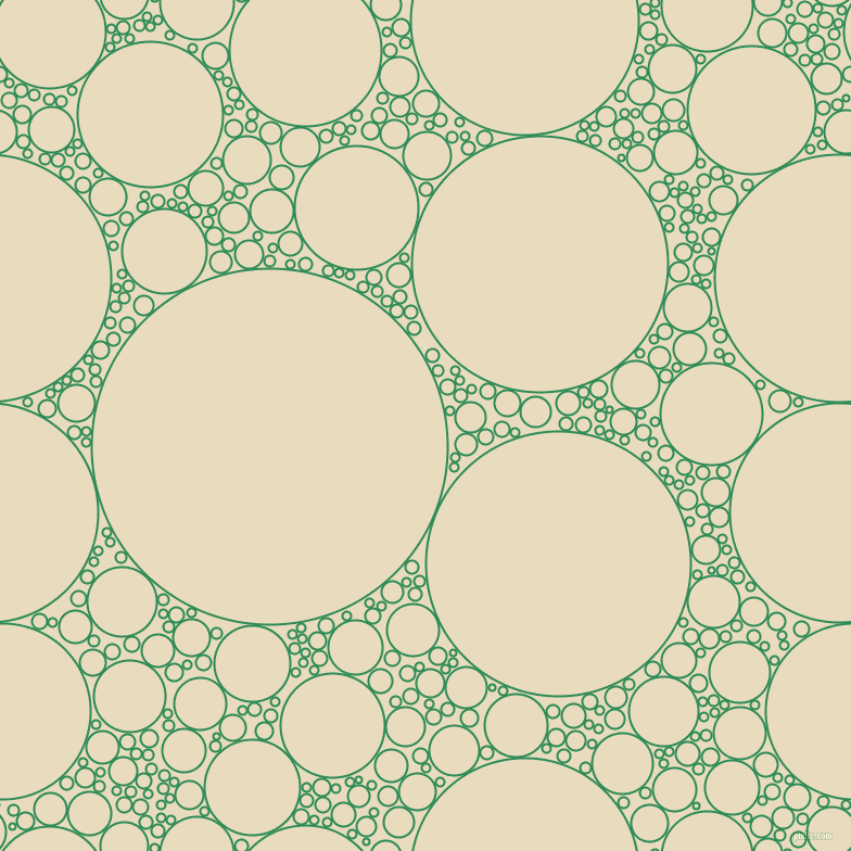 bubbles, circles, sponge, big, medium, small, 2 pixel line width, Sea Green and Double Pearl Lusta circles bubbles sponge soap seamless tileable