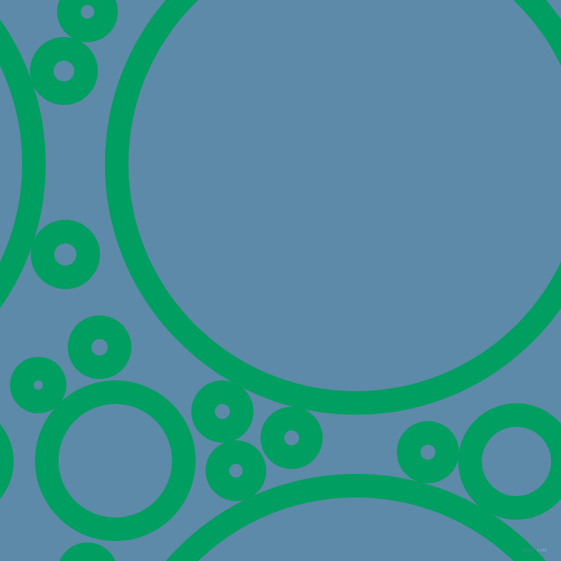 bubbles, circles, sponge, big, medium, small, 33 pixel line width, Shamrock Green and Air Force Blue circles bubbles sponge soap seamless tileable