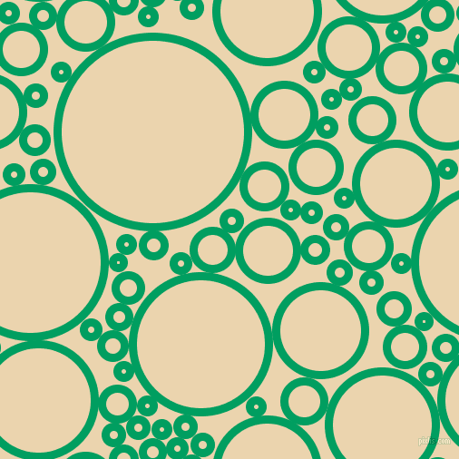 bubbles, circles, sponge, big, medium, small, 9 pixel line width, Shamrock Green and Givry circles bubbles sponge soap seamless tileable