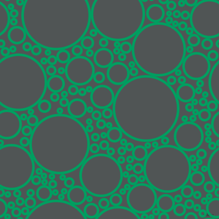bubbles, circles, sponge, big, medium, small, 9 pixel line width, Shamrock Green and Mako circles bubbles sponge soap seamless tileable