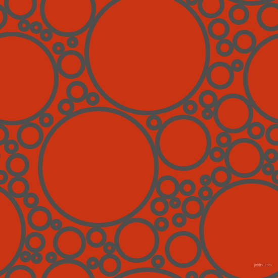 bubbles, circles, sponge, big, medium, small, 9 pixel line width, Ship Grey and Harley Davidson Orange circles bubbles sponge soap seamless tileable