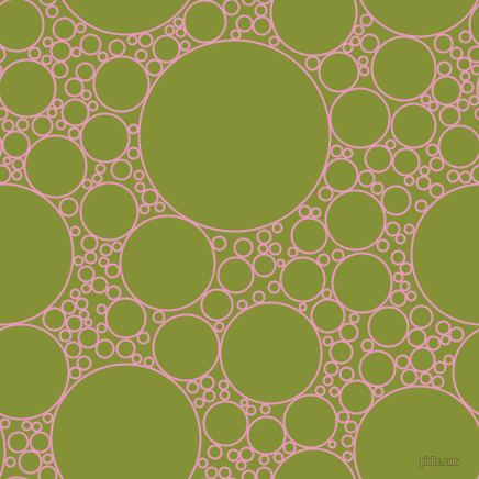 bubbles, circles, sponge, big, medium, small, 2 pixel line width, Shocking and Wasabi circles bubbles sponge soap seamless tileable