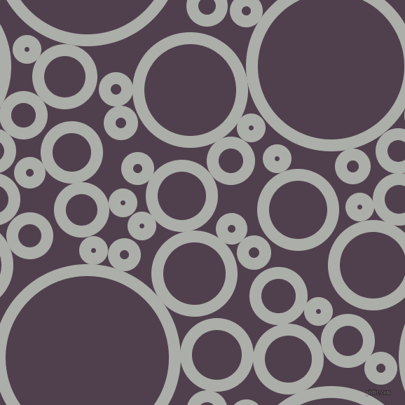 bubbles, circles, sponge, big, medium, small, 17 pixel line width, Silver Chalice and Purple Taupe circles bubbles sponge soap seamless tileable