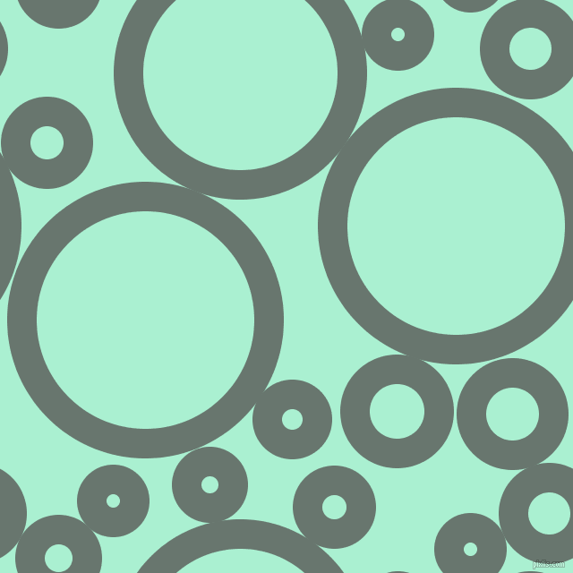 bubbles, circles, sponge, big, medium, small, 33 pixel line width, Sirocco and Magic Mint circles bubbles sponge soap seamless tileable