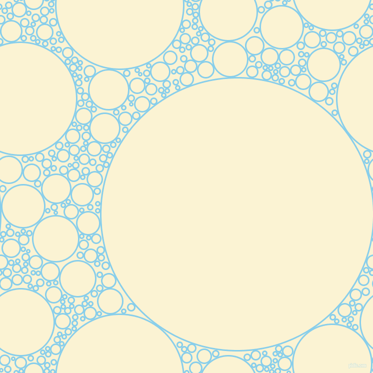 bubbles, circles, sponge, big, medium, small, 3 pixel line width, Sky Blue and China Ivory circles bubbles sponge soap seamless tileable