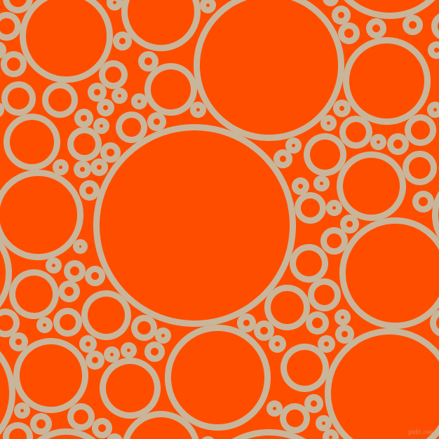 bubbles, circles, sponge, big, medium, small, 9 pixel line width, Sour Dough and Vermilion circles bubbles sponge soap seamless tileable