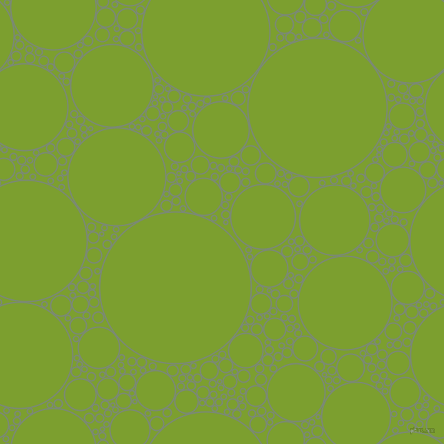 bubbles, circles, sponge, big, medium, small, 2 pixel line width, Spanish Green and Sushi circles bubbles sponge soap seamless tileable