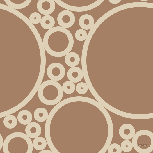bubbles, circles, sponge, big, medium, small, 17 pixel line width, Spanish White and Medium Wood circles bubbles sponge soap seamless tileable
