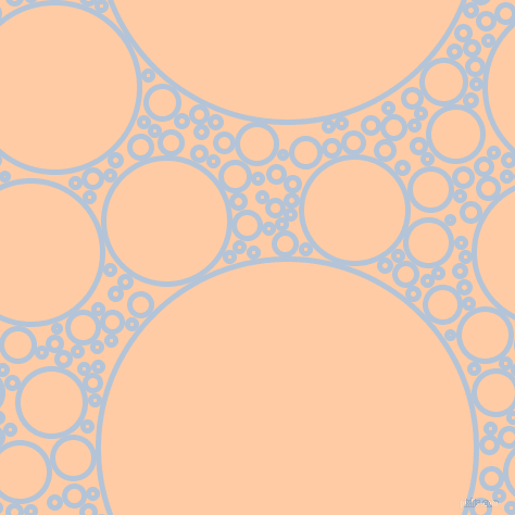 bubbles, circles, sponge, big, medium, small, 5 pixel line width, Spindle and Peach circles bubbles sponge soap seamless tileable