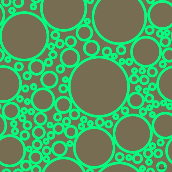 bubbles, circles, sponge, big, medium, small, 9 pixel line width, Spring Green and Peat circles bubbles sponge soap seamless tileable