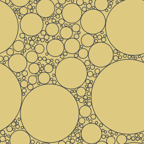 bubbles, circles, sponge, big, medium, small, 2 pixel line width, Steel Grey and Sandwisp circles bubbles sponge soap seamless tileable
