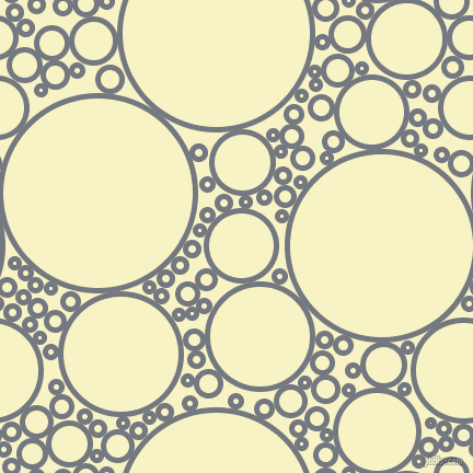 bubbles, circles, sponge, big, medium, small, 5 pixel line width, Storm Grey and Corn Field circles bubbles sponge soap seamless tileable