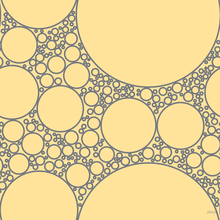 bubbles, circles, sponge, big, medium, small, 5 pixel line width, Storm Grey and Cream Brulee circles bubbles sponge soap seamless tileable