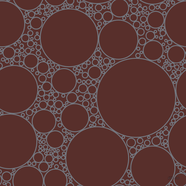 bubbles, circles, sponge, big, medium, small, 3 pixel line width, Storm Grey and Moccaccino circles bubbles sponge soap seamless tileable