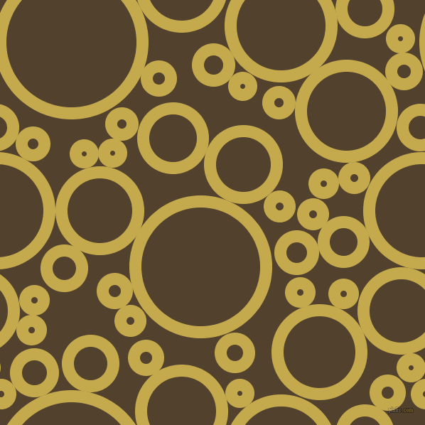 bubbles, circles, sponge, big, medium, small, 17 pixel line width, Sundance and Deep Bronze circles bubbles sponge soap seamless tileable