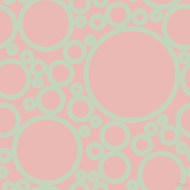 bubbles, circles, sponge, big, medium, small, 17 pixel line width, Surf Crest and Beauty Bush circles bubbles sponge soap seamless tileable