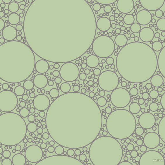 bubbles, circles, sponge, big, medium, small, 3 pixel line width, Suva Grey and Pixie Green circles bubbles sponge soap seamless tileable