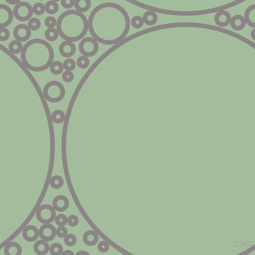bubbles, circles, sponge, big, medium, small, 9 pixel line width, Suva Grey and Spring Rain circles bubbles sponge soap seamless tileable