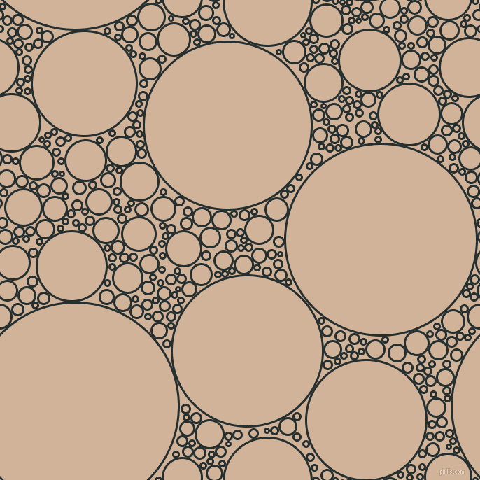 bubbles, circles, sponge, big, medium, small, 3 pixel line width, Swamp and Cashmere circles bubbles sponge soap seamless tileable