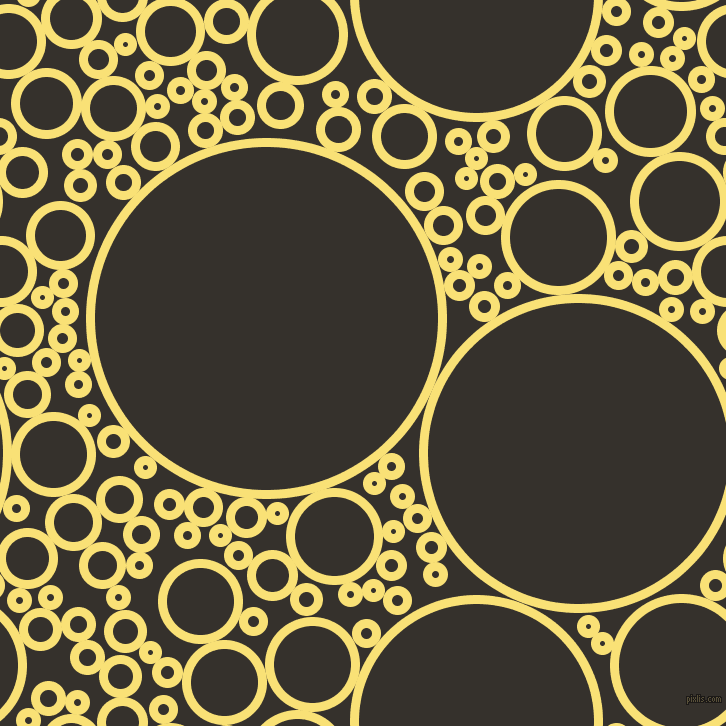 bubbles, circles, sponge, big, medium, small, 9 pixel line width, Sweet Corn and Acadia circles bubbles sponge soap seamless tileable