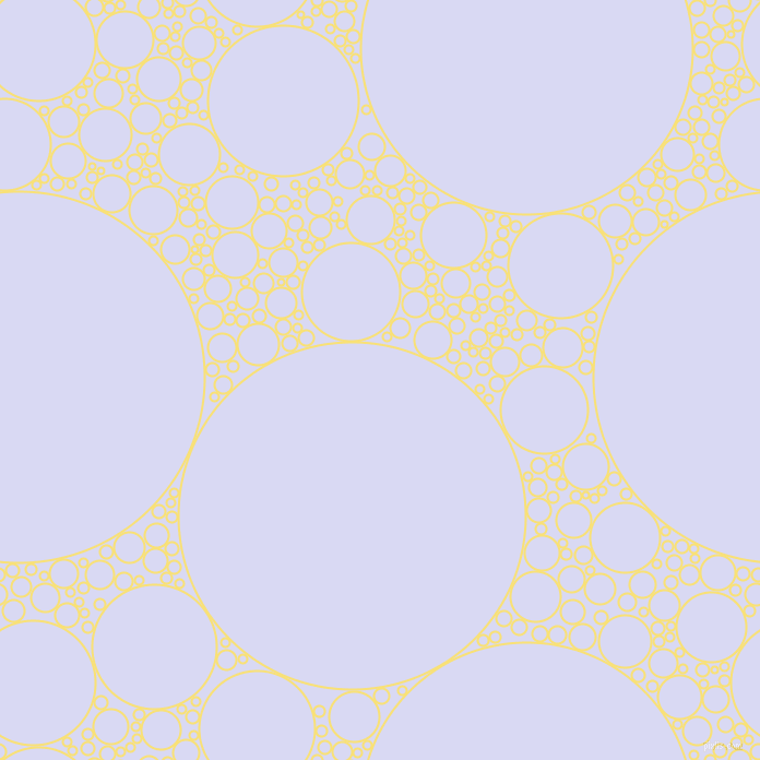 bubbles, circles, sponge, big, medium, small, 2 pixel line width, Sweet Corn and Quartz circles bubbles sponge soap seamless tileable