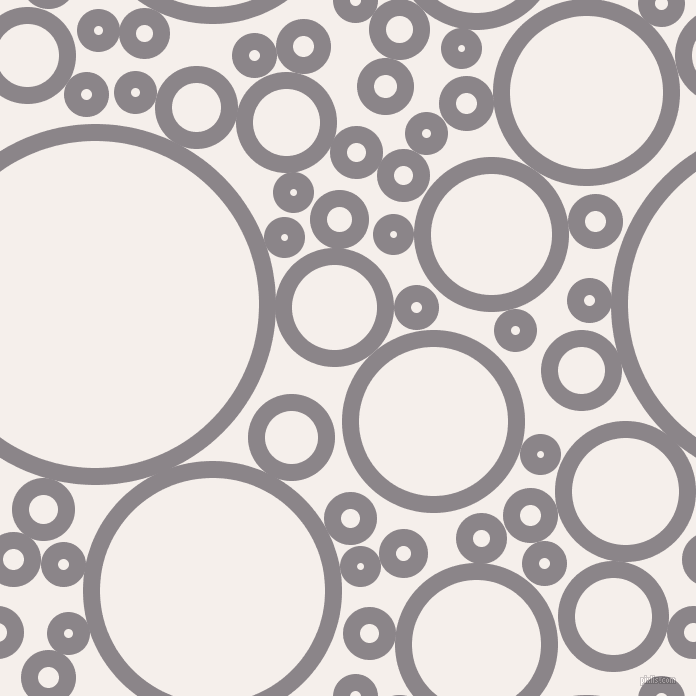bubbles, circles, sponge, big, medium, small, 17 pixel line width, Taupe Grey and Hint Of Red circles bubbles sponge soap seamless tileable