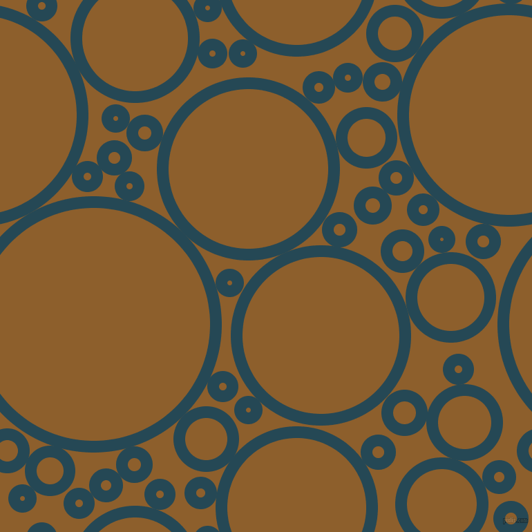 bubbles, circles, sponge, big, medium, small, 17 pixel line width, Teal Blue and Rusty Nail circles bubbles sponge soap seamless tileable