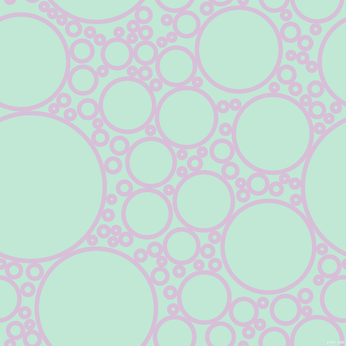 bubbles, circles, sponge, big, medium, small, 9 pixel line width, Thistle and Aero Blue circles bubbles sponge soap seamless tileable