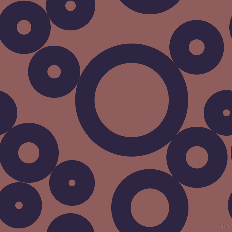 bubbles, circles, sponge, big, medium, small, 65 pixel line width, Tolopea and Rose Taupe circles bubbles sponge soap seamless tileable