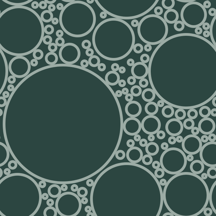 bubbles, circles, sponge, big, medium, small, 9 pixel line width, Tower Grey and Gable Green circles bubbles sponge soap seamless tileable