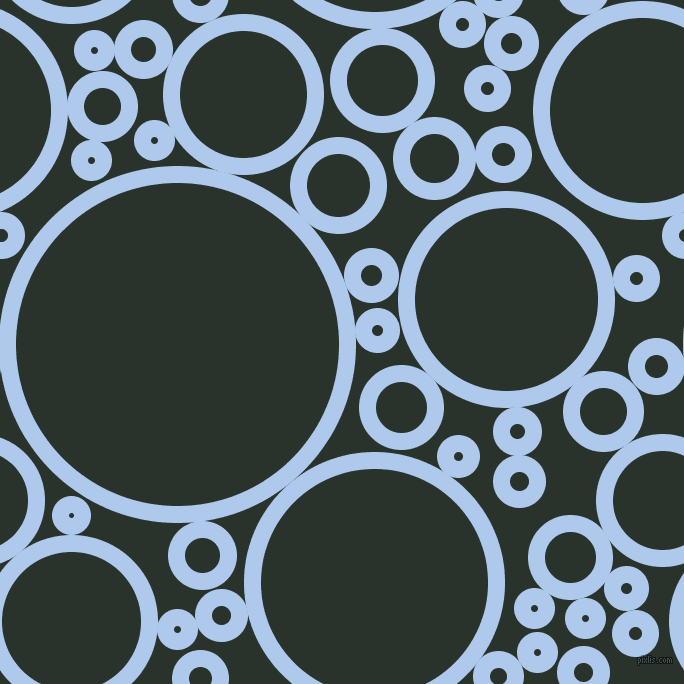 bubbles, circles, sponge, big, medium, small, 17 pixel line width, Tropical Blue and Gordons Green circles bubbles sponge soap seamless tileable